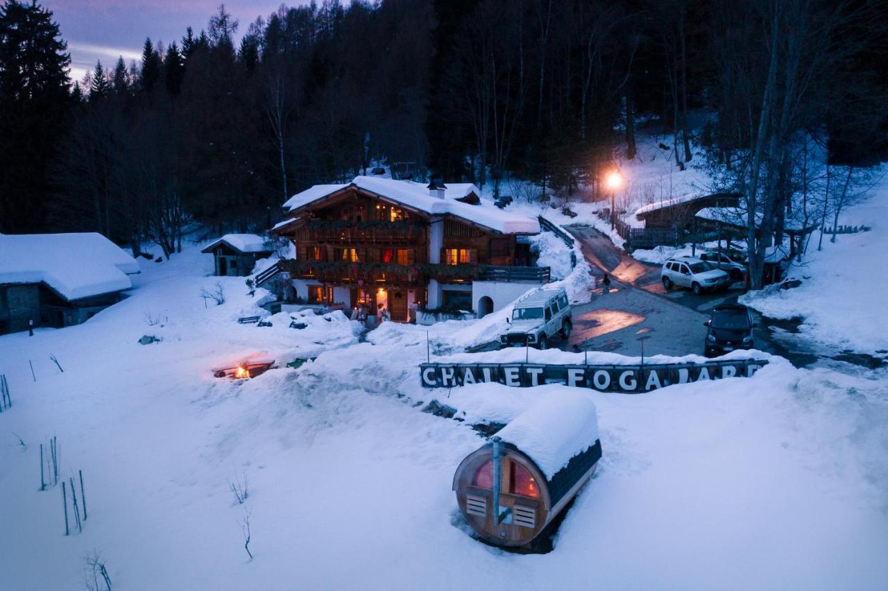 Fogajard Lovely Chalet Madonna Exteriör bild
